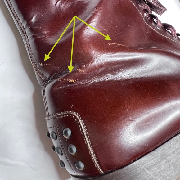 Tod’s Lace-Up Pebble Sole Boots EU 40 Dapper Academia Victorian Steampunk main image 14